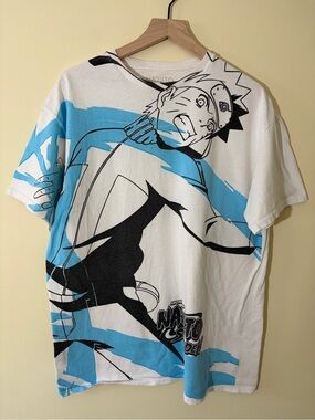 Naruto Shippuden Collection Huge Front Graphic Anime Promo T-Shirt